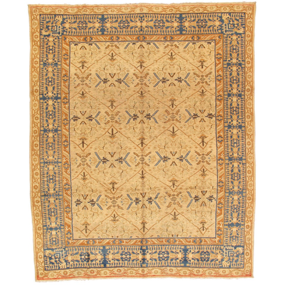 Antique Indian Amirtsar Carpet