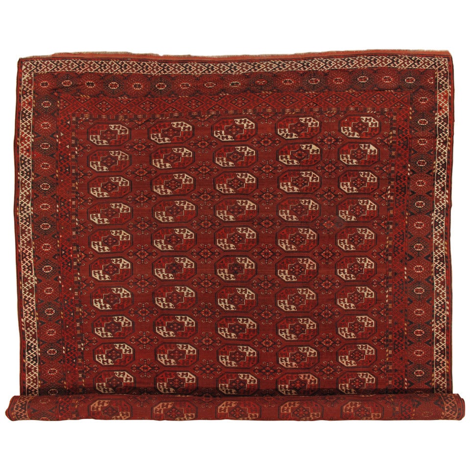 Antique Afghan Bokara Carpet