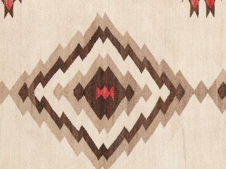 Native American Vintage Navajo Rug 3.8x5.3