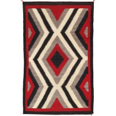 Vintage Navajo Rug 3.6x5.9