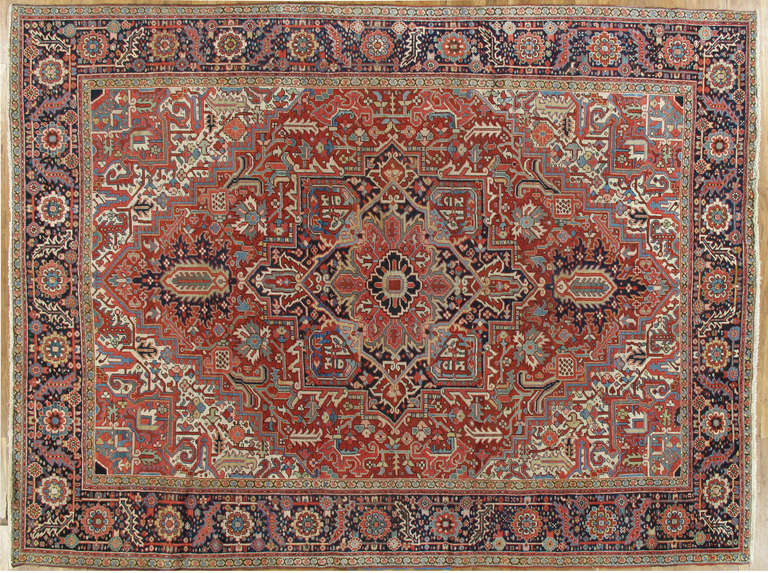 persian rug navy