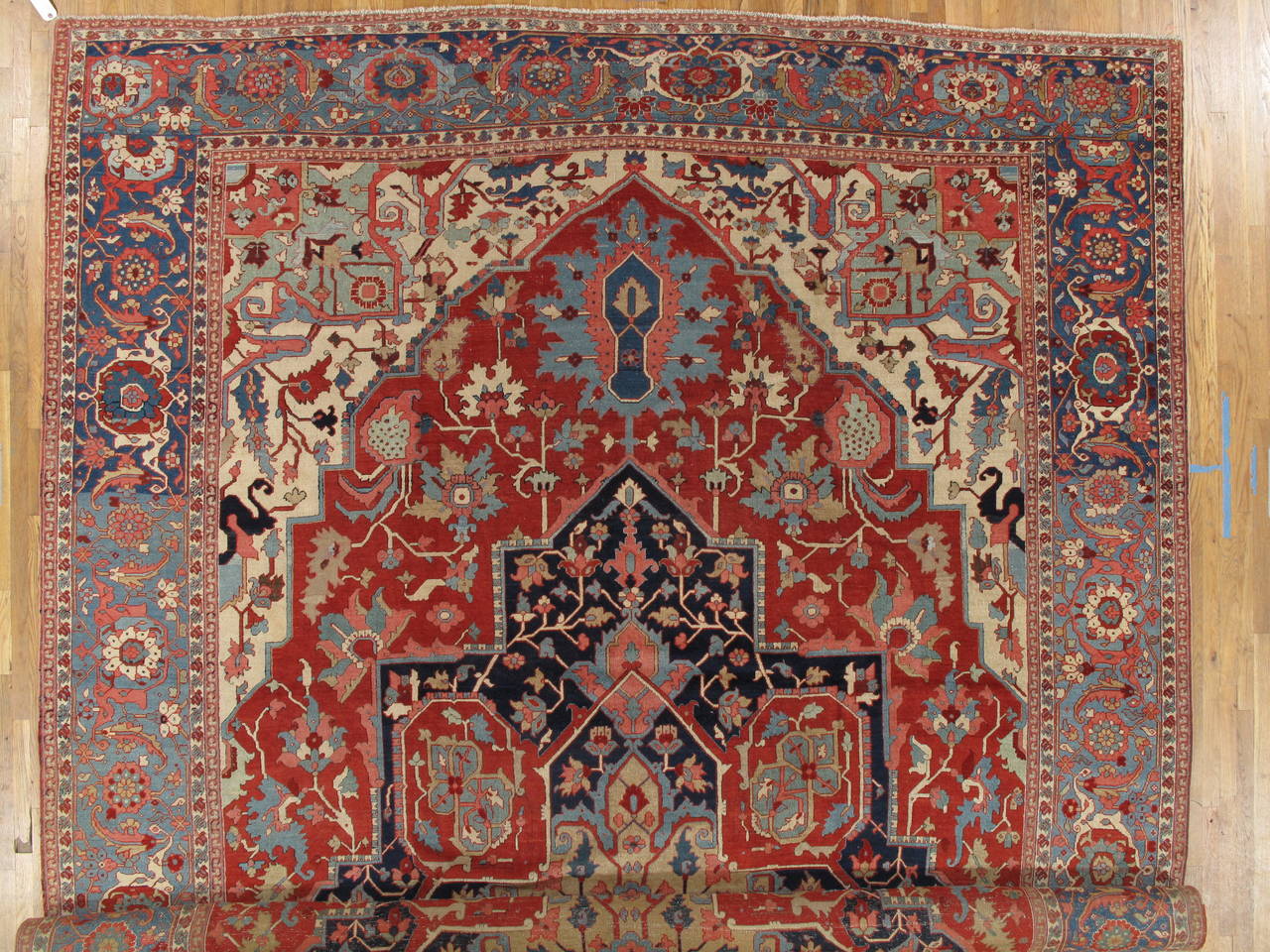 Persian Antique Serapi Carpet