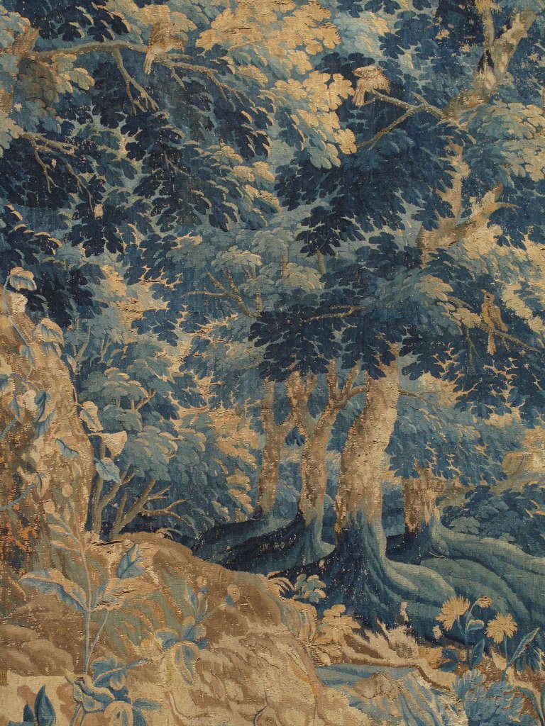 French Late 17th Century Verdure Tapestry