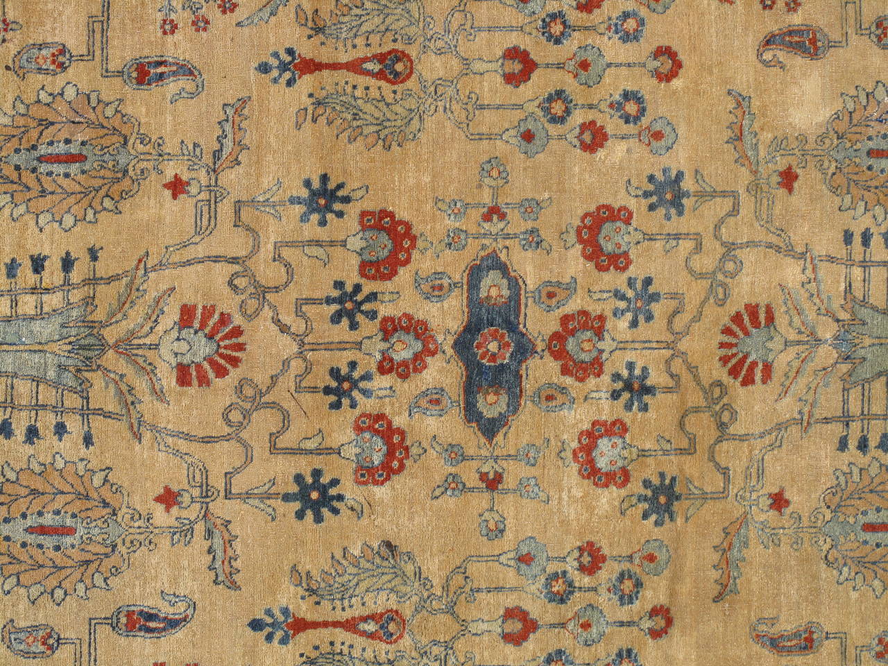 gold oriental rug