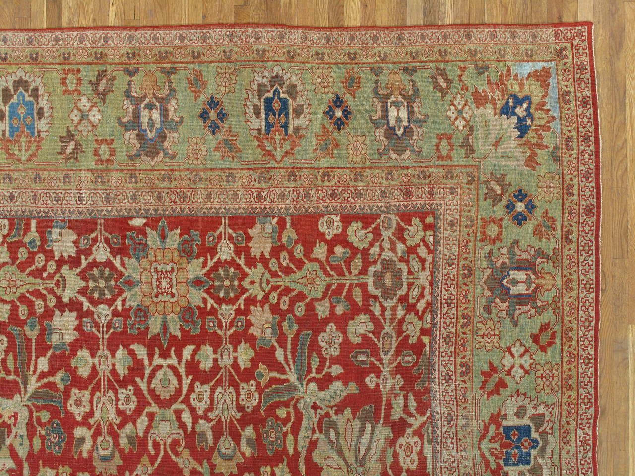 red and green persian rug