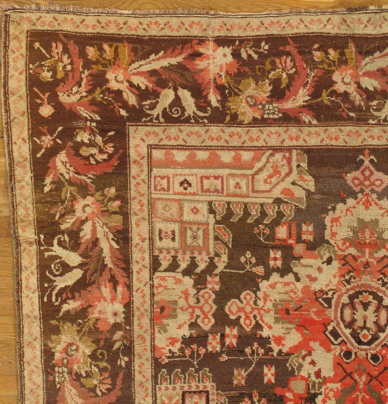 Russian Antique Karabagh Carpet For Sale