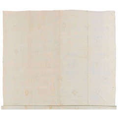 Moroccan Kilim with Silk Highlights