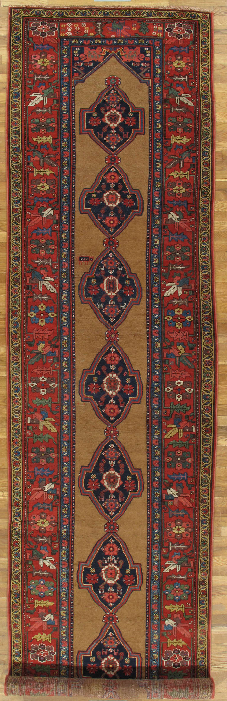 Antique Bijar Runner