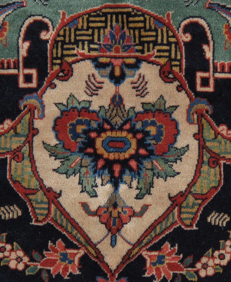 Antique Manchester Kashan Carpet at 1stdibs