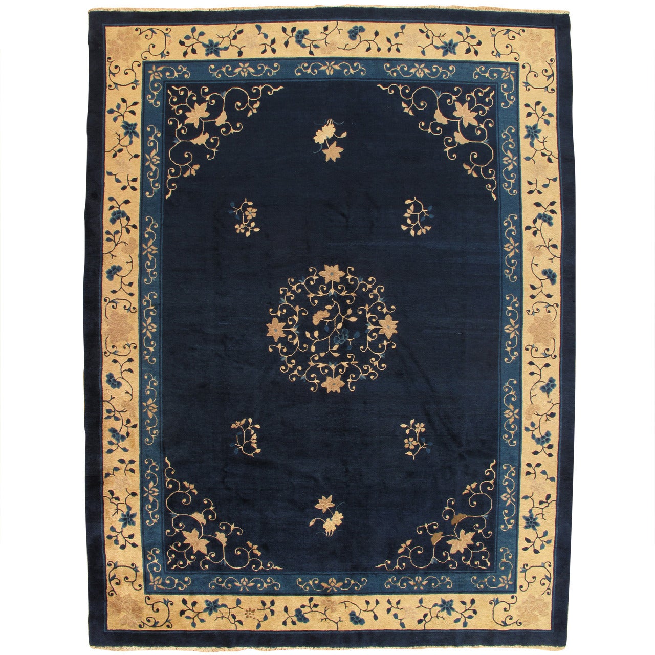 Antique Chinese Carpet 9x12 at 1stDibs