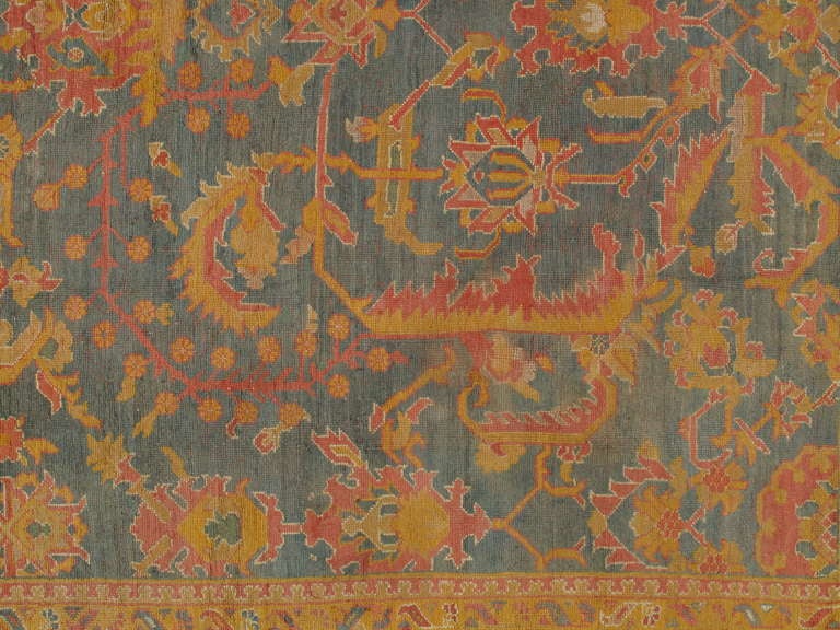 blue turkish rug