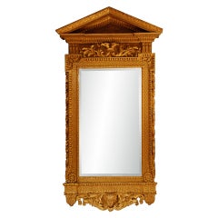 18th Century Kentian Carved Giltwood Mirror