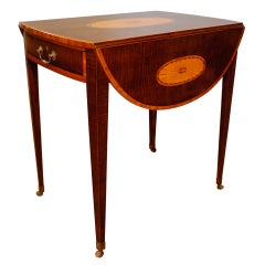 A Late 18th Century Veneered And Inlaid Pembroke Table. Circa 1790.