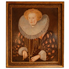 16th Century Oil Portrait.