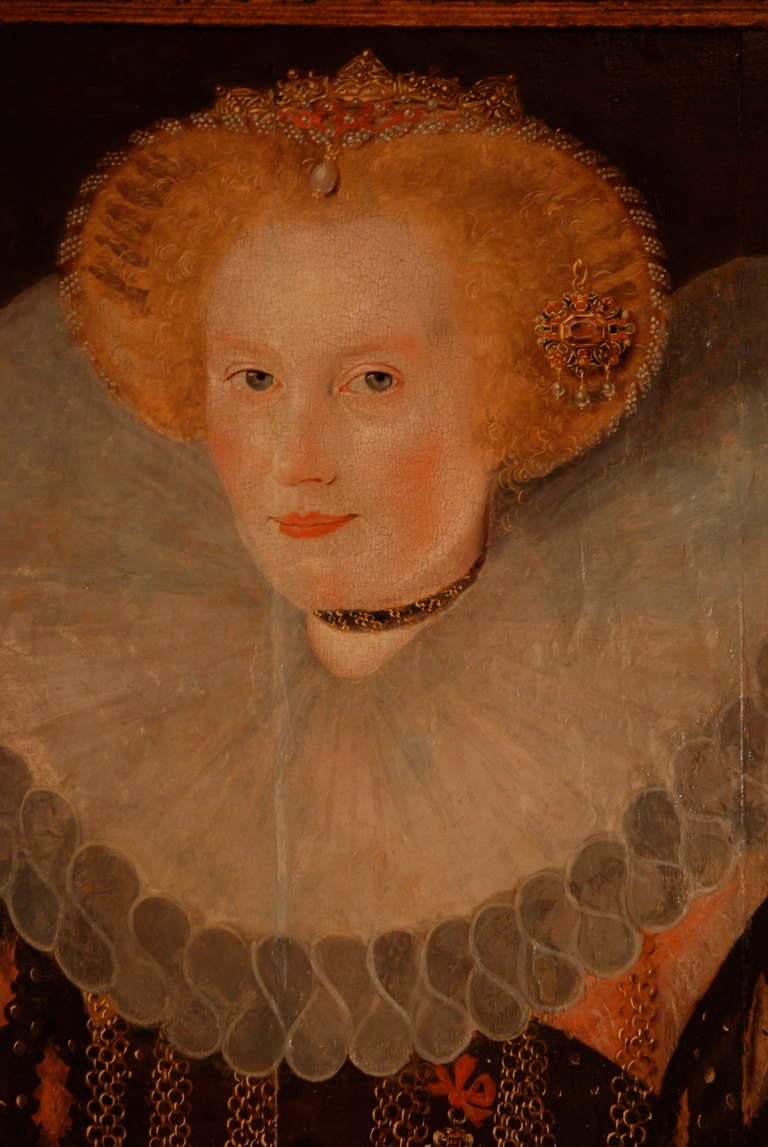 British 16th Century Oil Portrait.