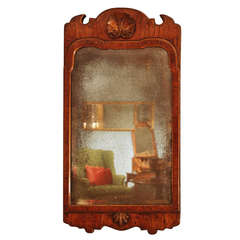 18th Century Walnut Mirror