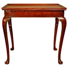 A George II mahogany tray top centre table. Circa 1740.