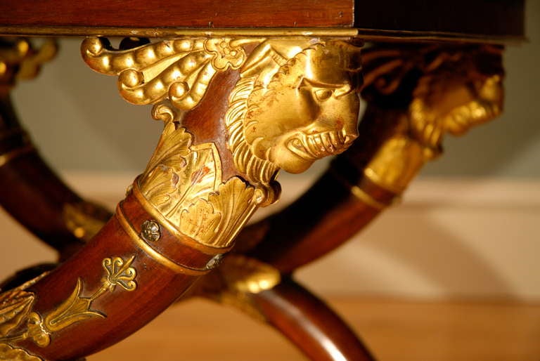 Empire A very fine late 18th Century French Stool. For Sale