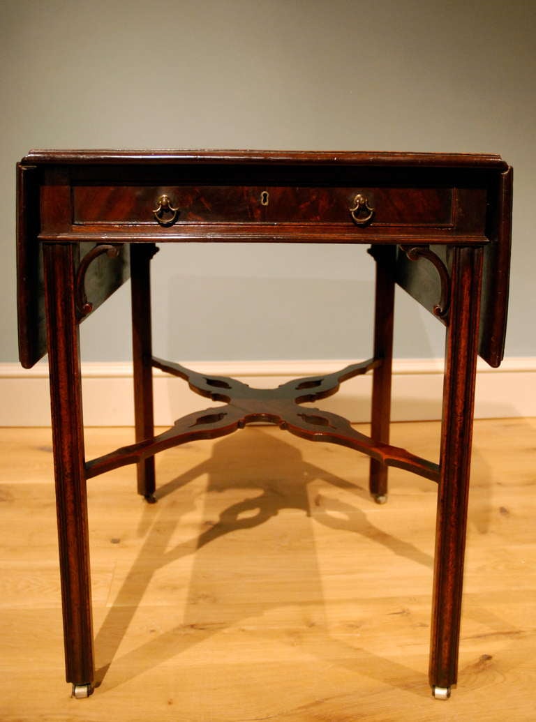 18th Century and Earlier A Fine Mahogany Pembroke Table circa 1760