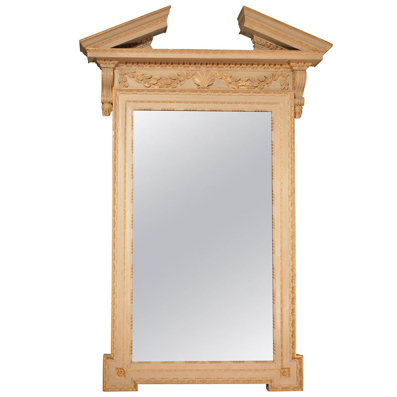 18th Century English Architectural Mirror For Sale
