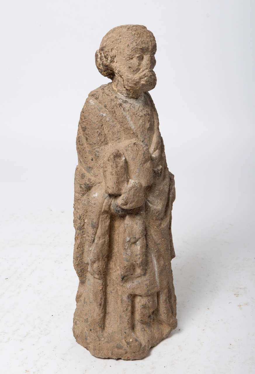 Stone Carving of Saint Peter
