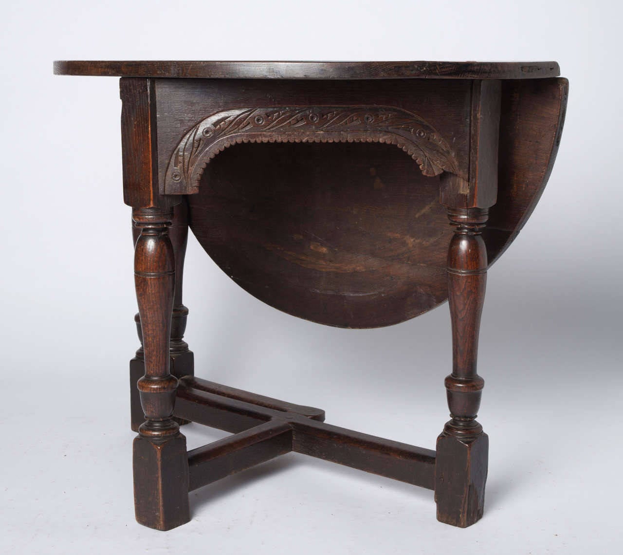 17th Century Oak Credence Table