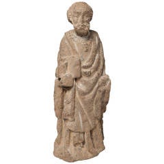 Stone Carving of Saint Peter