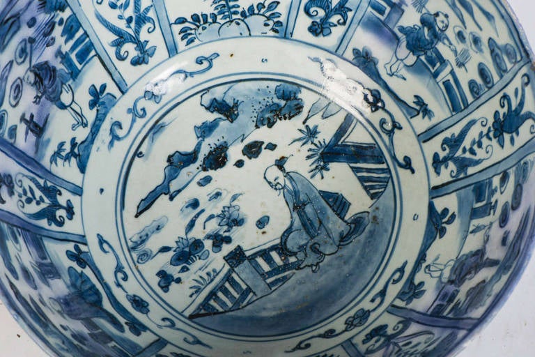 Chinese Blue and White Large Bowl