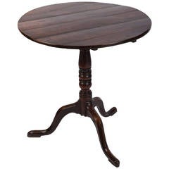 Tripod Table In Fruitwood
