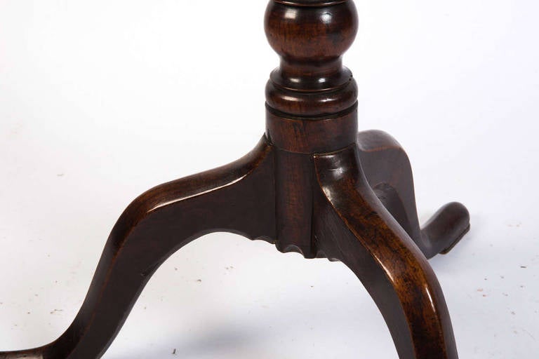 Tripod Table In Fruitwood