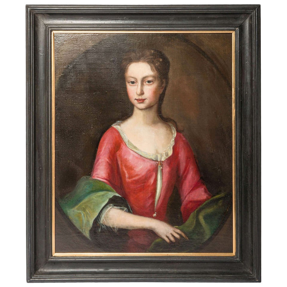 Portrait of young lady For Sale