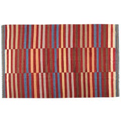 Striped rug -Kilim