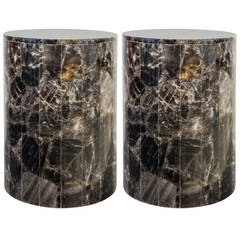 Pair of Rock Crystal Pedestals.   ( 1 available )