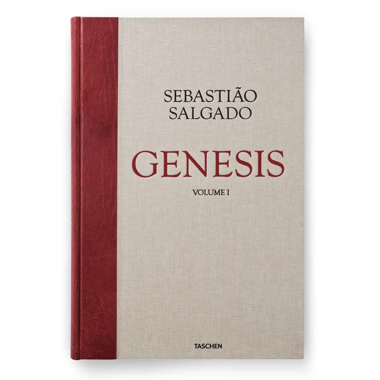 Collector's Edition Book measures: 18.4 x 27.6 in.
Total weight: 130 lb.

The Collector’s Edition is limited to 2,500 copies (No. 501-3,000), numbered and signed by Sebastião Salgado and includes a custom book stand made of cheerywood designed by