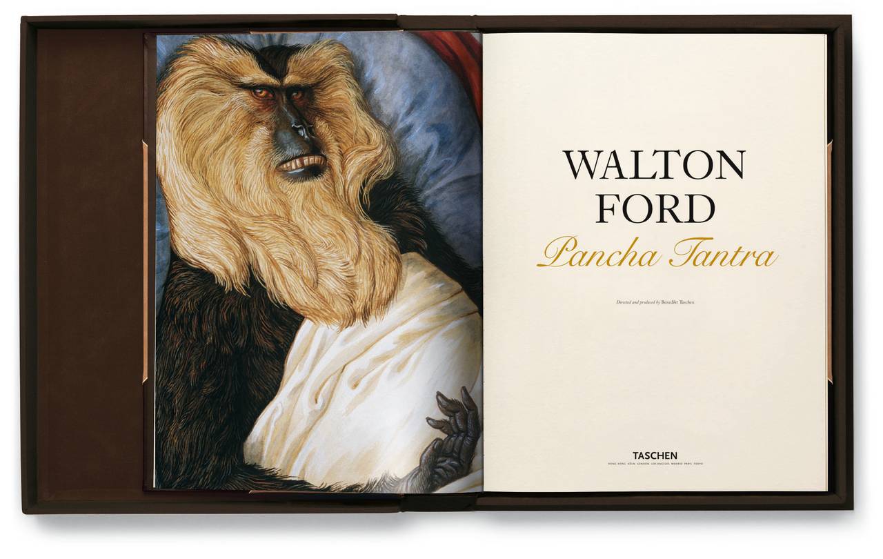 Walton's world.

The beautifully savage beasts and birds of Walton Ford.

Collector’s edition (No. 101–1,600).

Limited to 1,500 individually numbered copies, each signed by Walton Ford.
Printed on archival-quality paper.
Finished in book