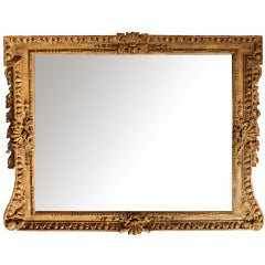 George II period giltwood overmantle mirror