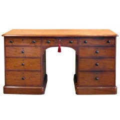 Antique William IV Period Mahogany Desk, Attributable to Gillows