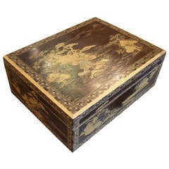 Meiji period document box of large size