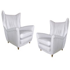 Pair of armchairs design Melchiorre Bega