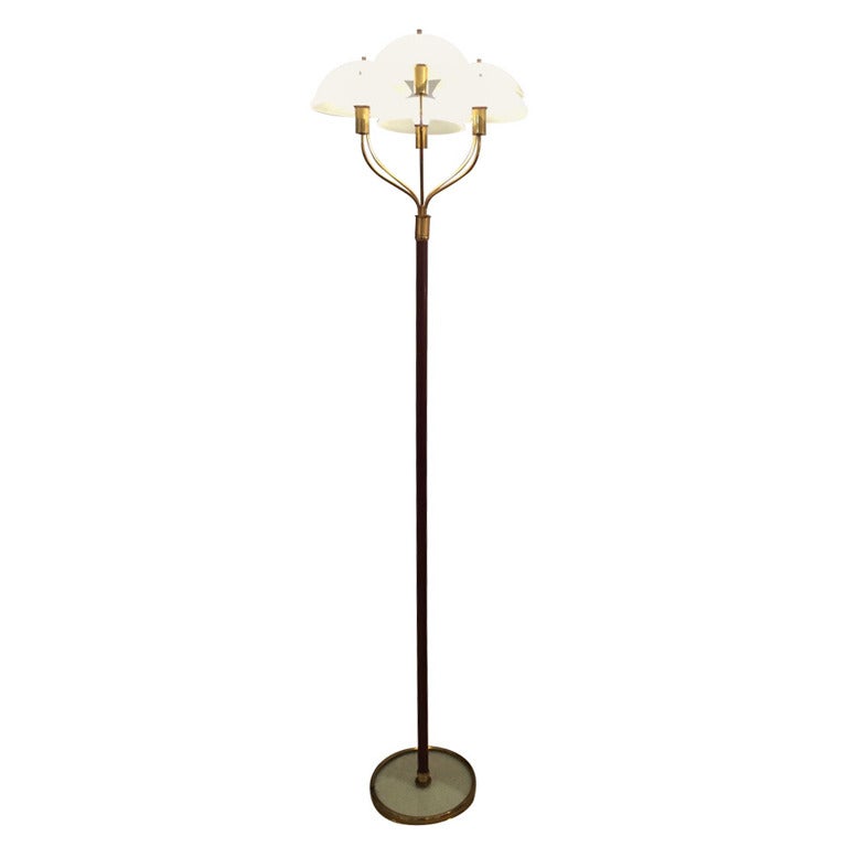 Extraordinary Floor Lamp Attributed to Fontana Arte For Sale
