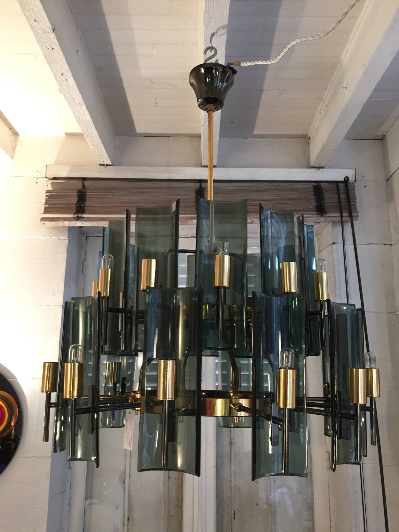 Mid-20th Century Beautiful Chandelier, Design Velca