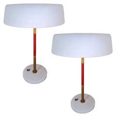 Couple Beautiful Table Lamps, Design Stilux, 1950