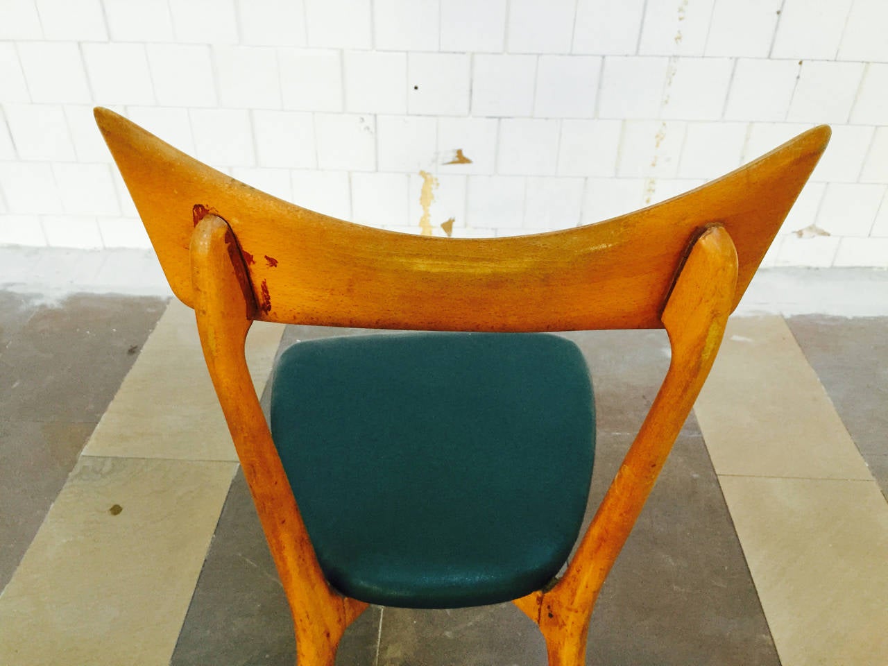 Six Chairs Designed by Ico Parisi, 1950 In Good Condition For Sale In Saint-Ouen, FR