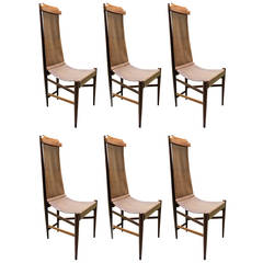 Six Chairs Designed by Sergio Rodrigues