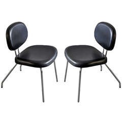 Rare Pair Of Chairs Design Ico Parisi