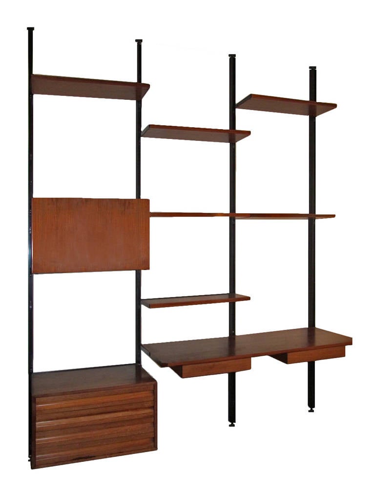Library Bookcase E 22 Design by Osvaldo Borsani