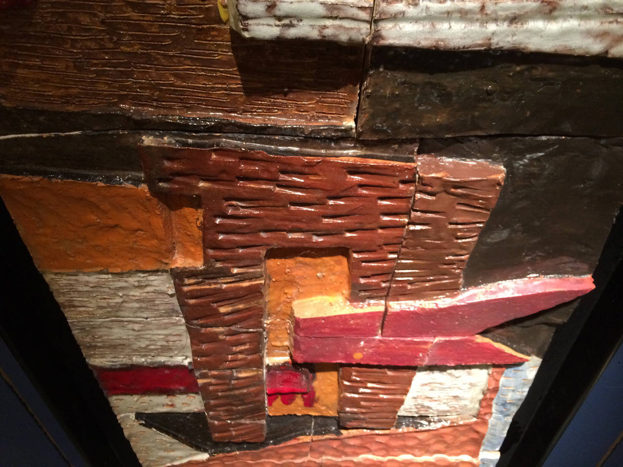 Extraordinary Panel Sculpture by Artist Elio Schiavon.