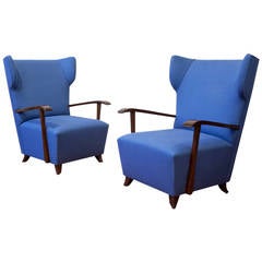 Pair of Lounge Chairs by Vittorio Valabrega