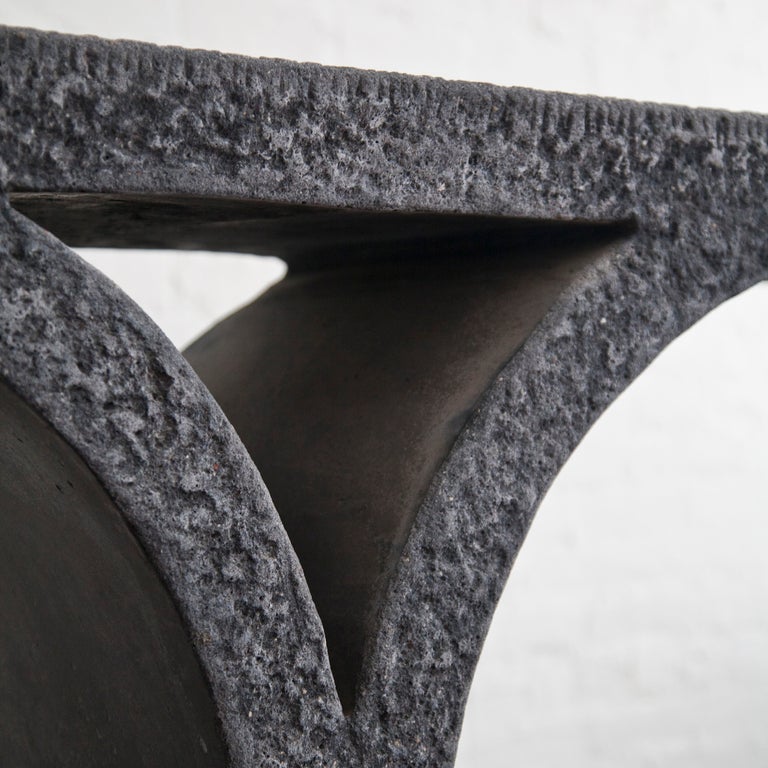 20th Century Cast Stone JMF Console by Karl Springer
