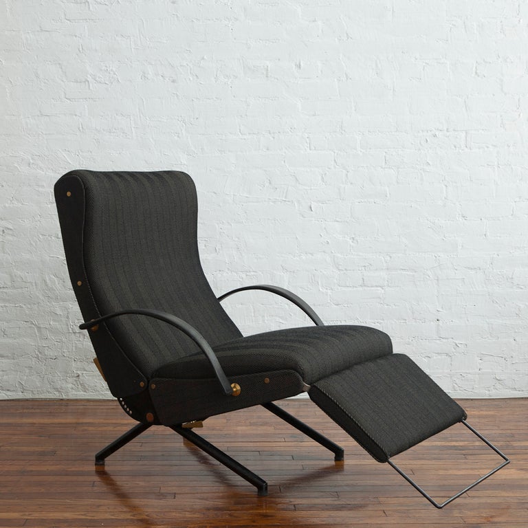 Italian Early P40 Adjustable Lounge Chair by Osvaldo Borsani
